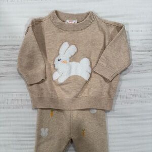 Baby sweater and pants set